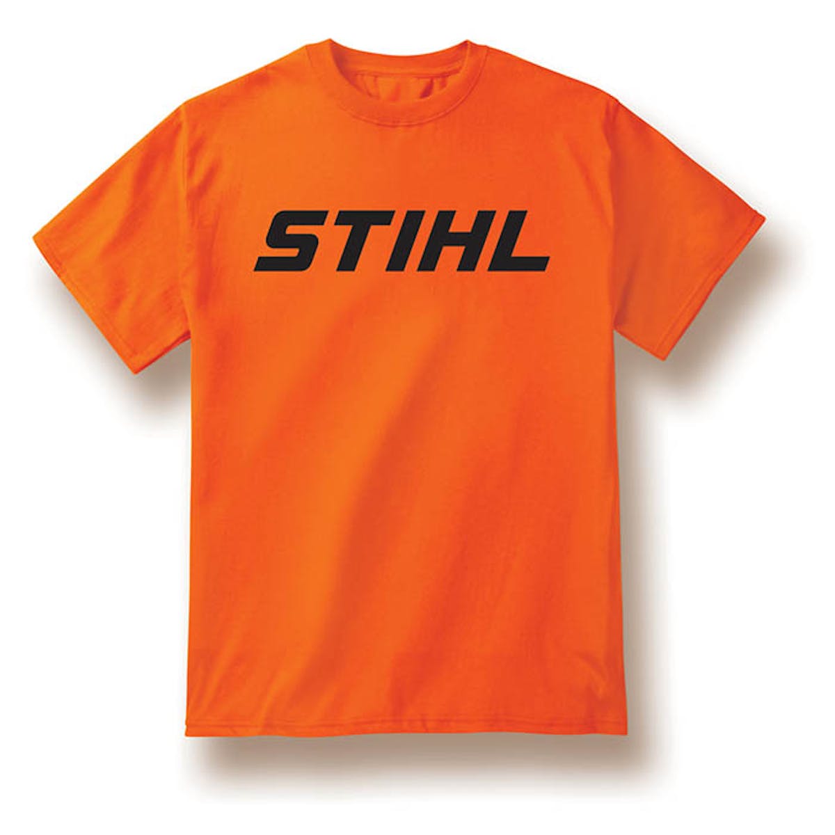 Orangefarbenes Marken-T-Shirt