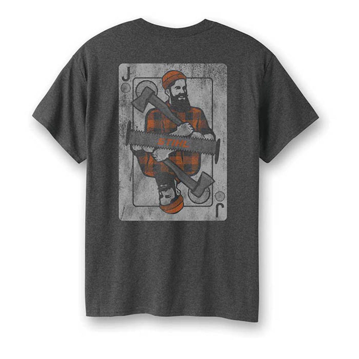 Holzfäller-T-Shirt