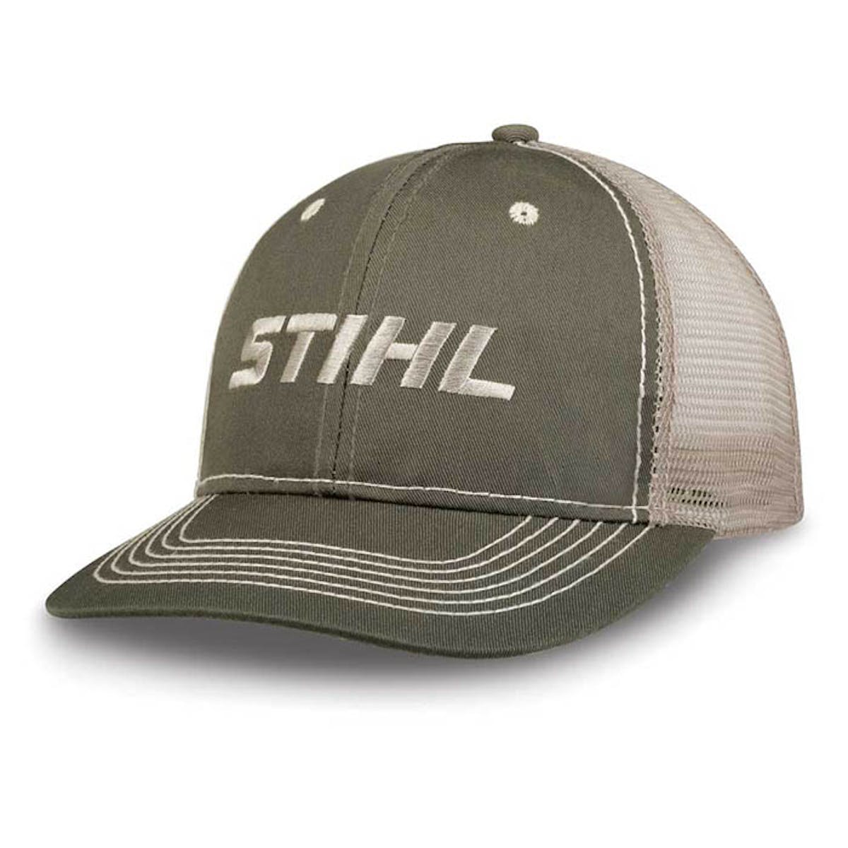 Olive and Tan Mesh Back Value Cap