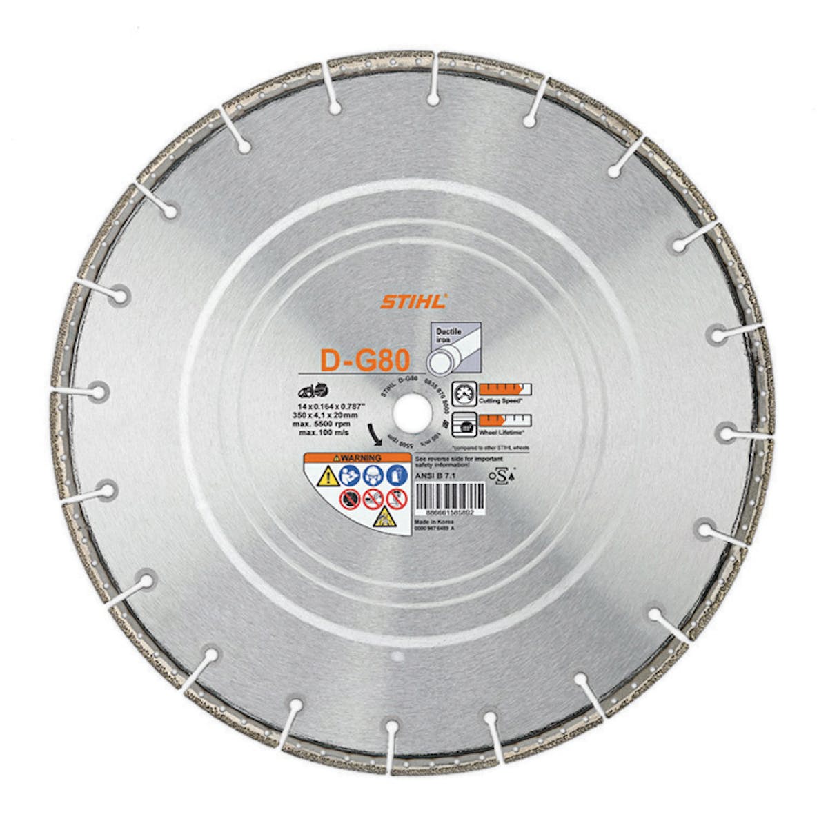 D-G 80 Diamond Wheel - Premium Grade